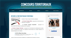 Desktop Screenshot of concours-territoriaux.fr